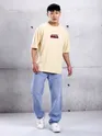 Extra Terrestrial Printed Oversized T-shirt for Men