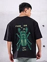 Fixing The Bug Printed Oversized T-Shirt For Men