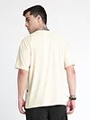 Free Your Mind Printed Oversized T-shirt for Men