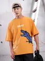 G.O.A.T Printed Oversized T-Shirt For Men