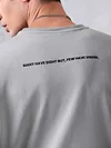 Grey Flap Pocket Oversized T-shirt for Men