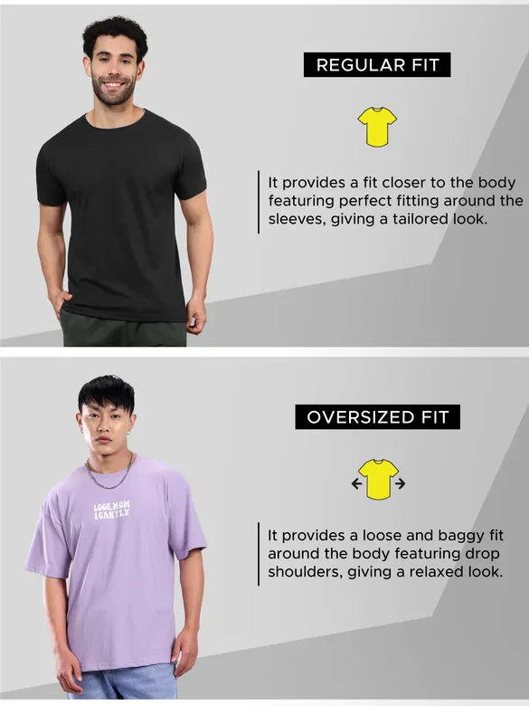 I Can Fly Printed Oversized T-shirt for Men