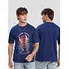 Illusional Thoughts Printed Oversized T-shirt for Men
