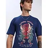 Illusional Thoughts Printed Oversized T-shirt for Men