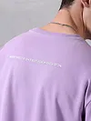 Lilac Flap Pocket Oversized T-shirt for Men