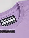 Lilac Plain Oversized T-shirt for Men