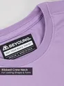 Lilac Plain Oversized T-shirt for Men