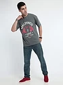 Machines of Love Printed Oversized T-shirt for Men