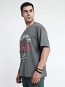 Machines of Love Printed Oversized T-shirt for Men