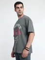 Machines of Love Printed Oversized T-shirt for Men