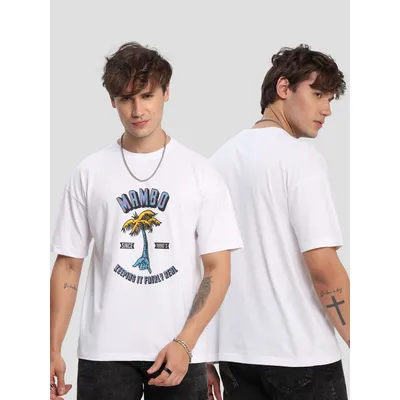 Mambo Printed Oversized T-shirt for Men
