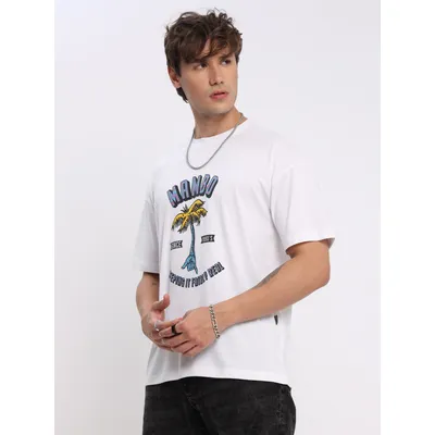Mambo Printed Oversized T-shirt for Men