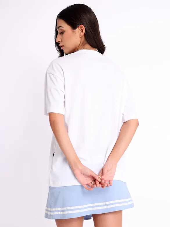 Mambo Printed Oversized T-shirt for Women