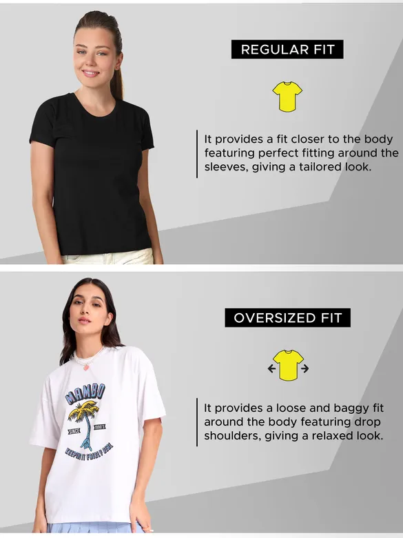 Mambo Printed Oversized T-shirt for Women