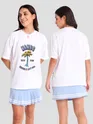 Mambo Printed Oversized T-shirt for Women