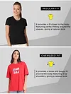 Monday Printed Oversized T-shirt for Women