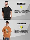 Oldies But Printed Oversized T-shirt for Men