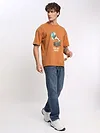 Oldies But Printed Oversized T-shirt for Men