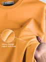Flame Orange Plain Oversized T-shirt for Men