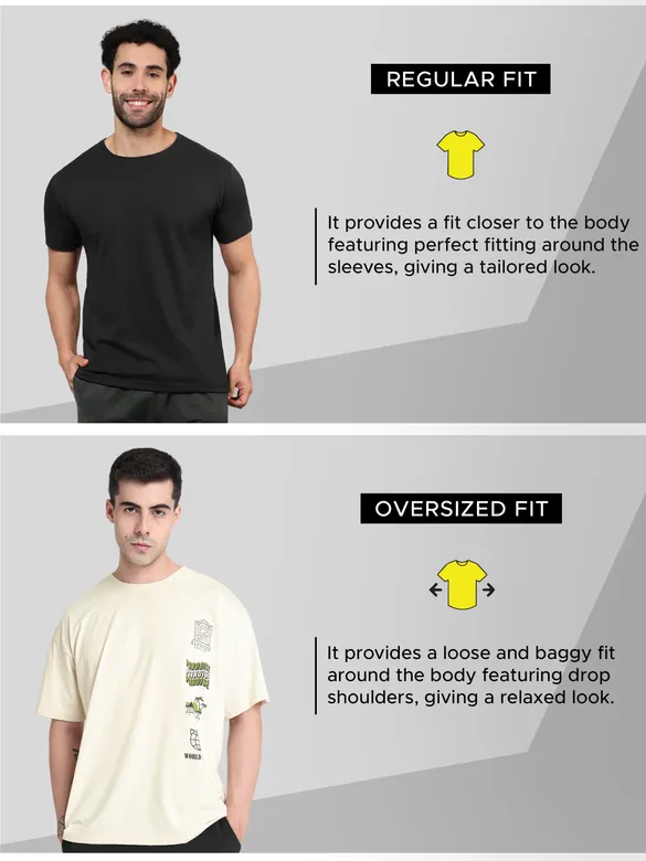 Paradise Printed Oversized T-shirt for Men