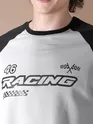 Racing Raglan Oversized T-shirt for Men
