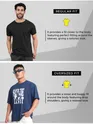 Save the Planet Printed Oversized T-shirt for Men