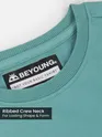 Sea Green Plain Oversized T-shirt for Men