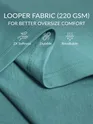 Sea Green Plain Oversized T-shirt for Men