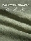 Tea Green Acid Wash Oversized T-Shirts for Men