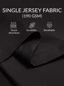 Today Printed Black Oversized T-shirt for Men