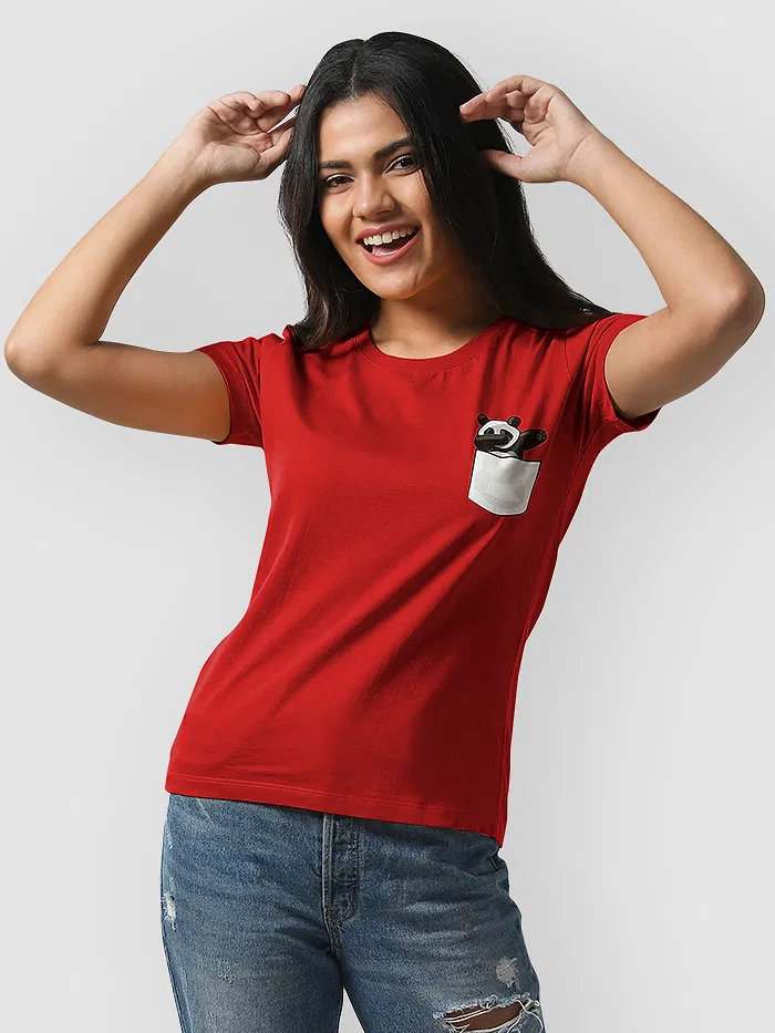 Dabbing Panda T-shirt for Girls