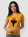 Gajanan Printed Half Sleeve T-Shirt For Girls