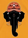 Gajanan Printed Half Sleeve T-Shirt For Girls