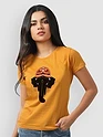 Gajanan Printed Half Sleeve T-Shirt For Girls