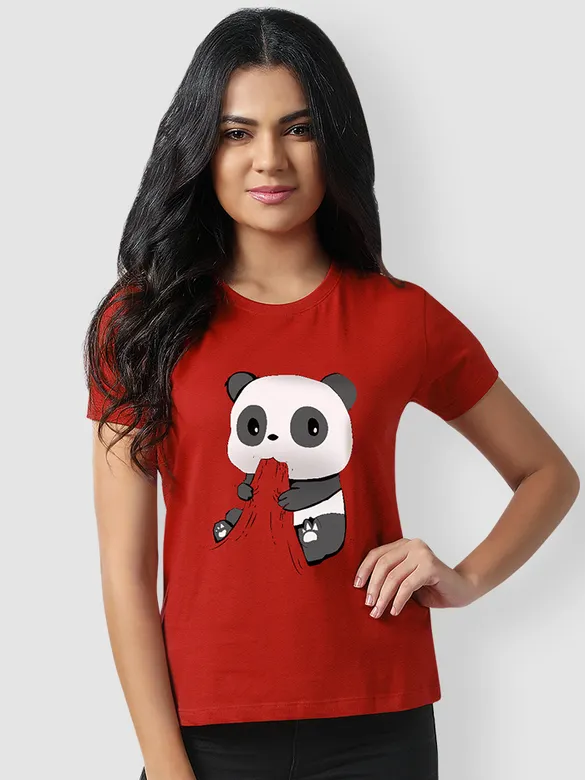 Hungry Panda T-shirt For Girls