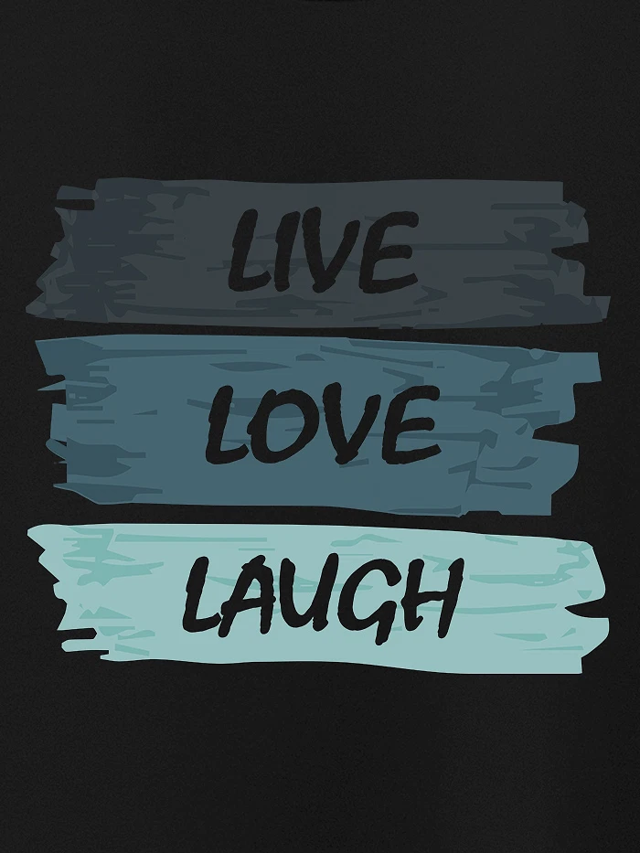 Live Love Laugh T-shirts For Girls