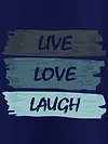 Live Love Laugh T-shirt For Girls