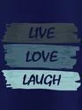 Live Love Laugh T-shirt For Girls