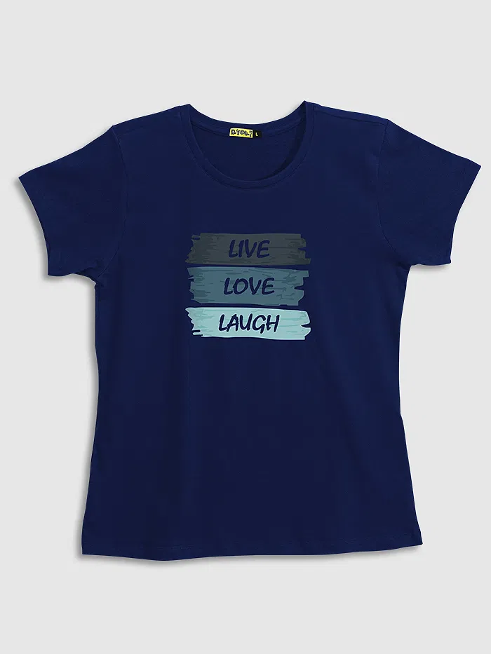 Live Love Laugh T-shirt For Girls