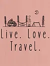Live Love Travel T-shirts for Girls