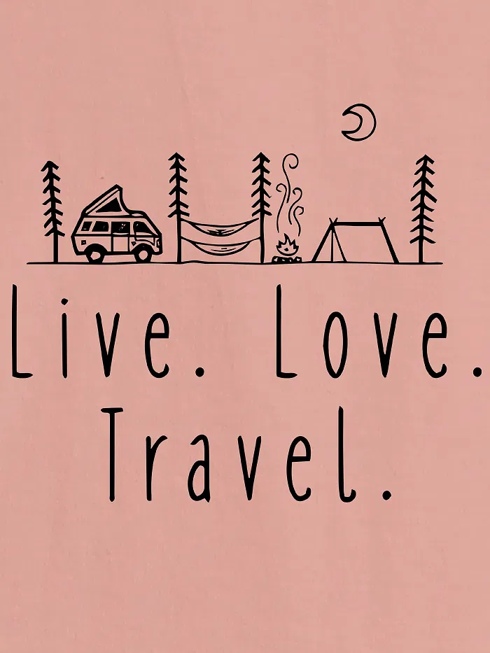 Live Love Travel T-shirts for Girls
