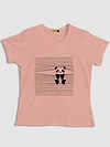 Peeping Panda T-shirt For Girls
