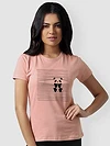Peeping Panda T-shirt For Girls
