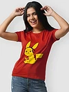 Pikachu Music cartoon printed t shirts