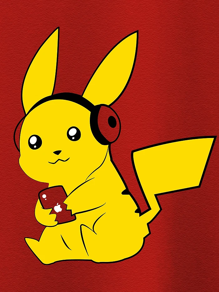 Pikachu Music T-shirts for Girls