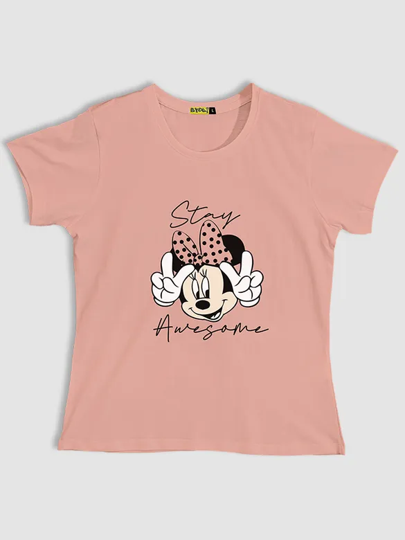 Stay Awesome T-shirts For Girls