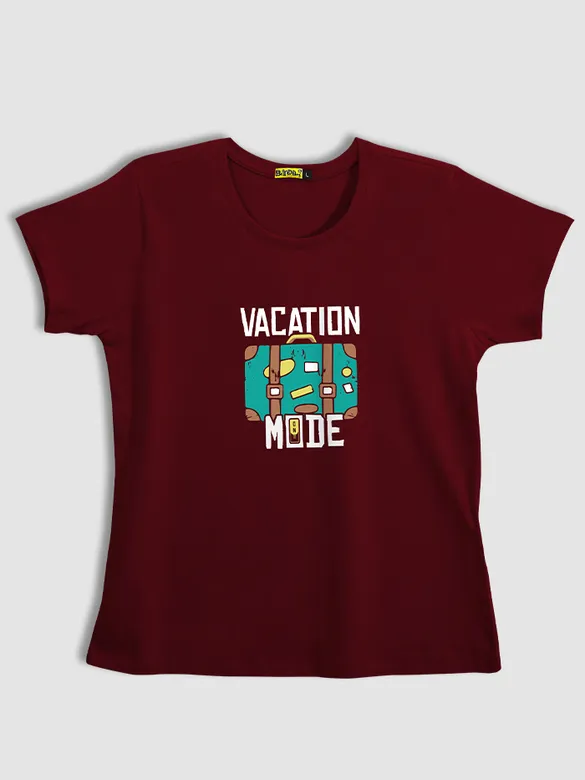 Vacation Mode T-shirts for Girls