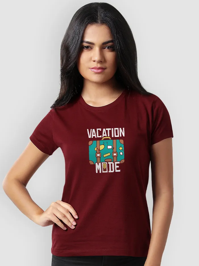 Vacation Mode T-shirts for Girls