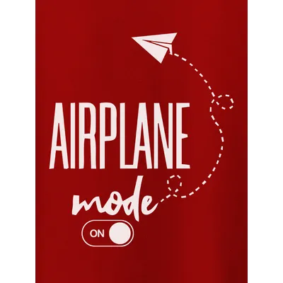 Airplane Mode On T-shirts for Men