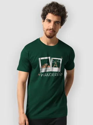 Be-Wanderer Half Sleeve T-shirt for Men,